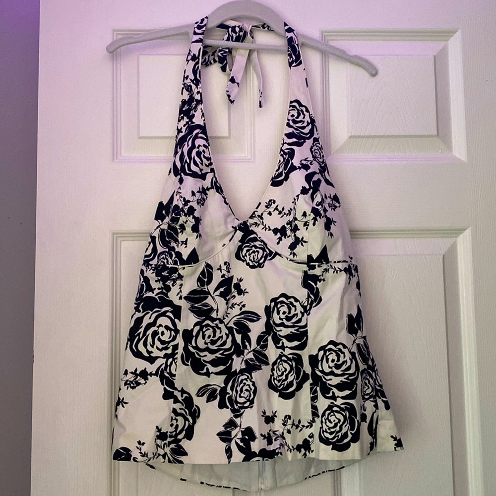 White House Black Market Halter Top Size 12